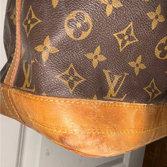 Louis Vuitton Noé Monogram Bucket Bag Vintage Authentic Made in France - Picture 3 of 16